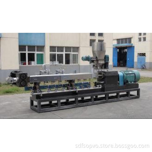 Plastic bottle flakes recycling PET granulating machine for
